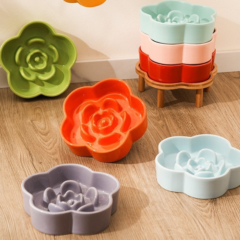 Enhance Your Pet's Mealtime with Our Pet Ceramic Slow Feeding Bowl