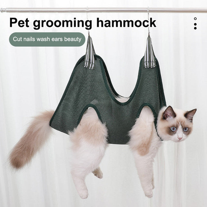 Transform Your Pet Grooming Experience with the Pet Grooming Hammock Harness