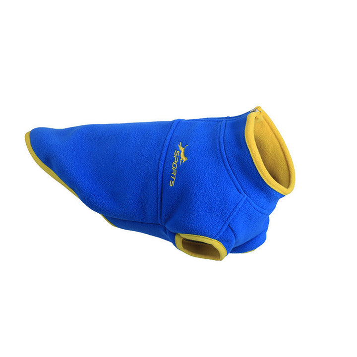 Keep Your Pet Cozy This Winter with Our Pure Color Thick Polar Fleece Pet Sweater