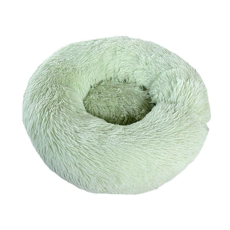 Soft Thick Cotton Plush Round Pet Bed