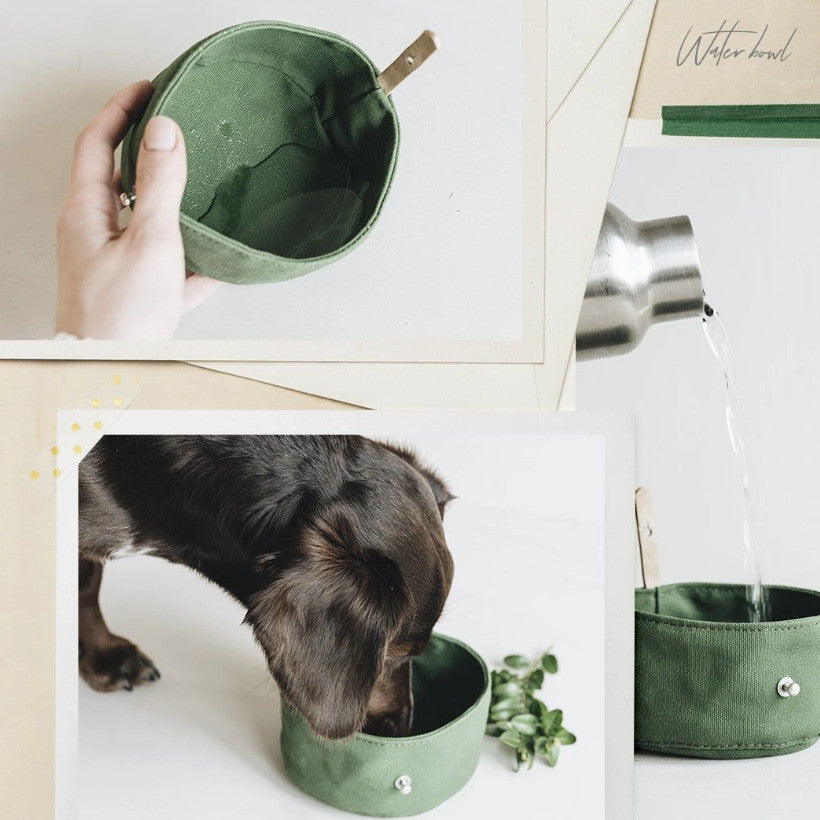 Folding Dog Bowl Canvas