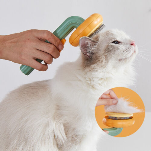 Pet Pumpkin Brush Cleaning Slicker Brush