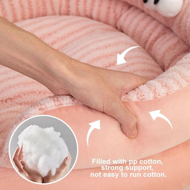 Pet Modern Solid Color Soft Warm Bed