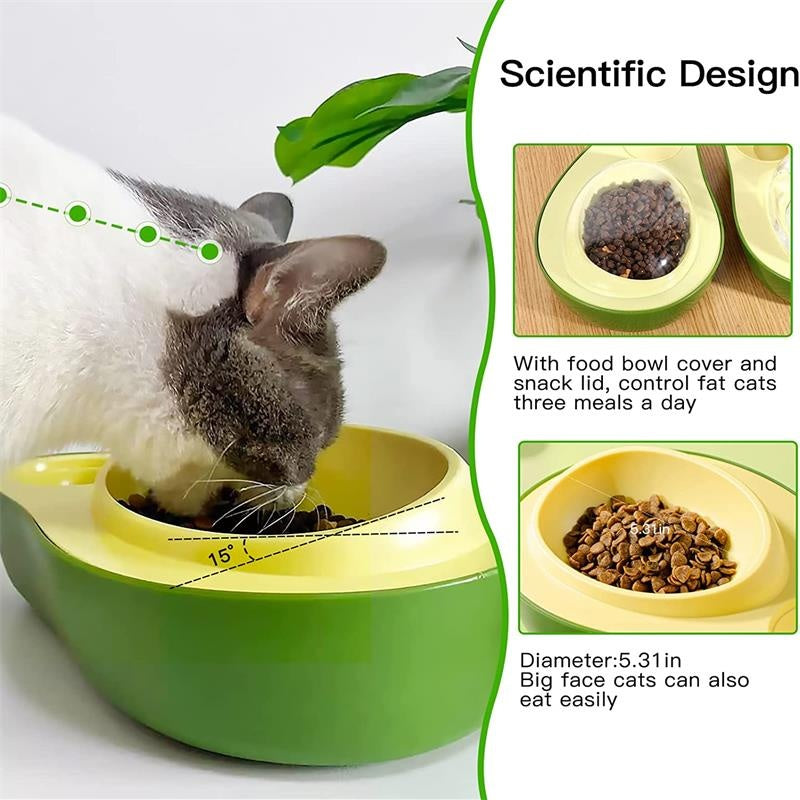 Automatic Pet Avocado Shape Feeder