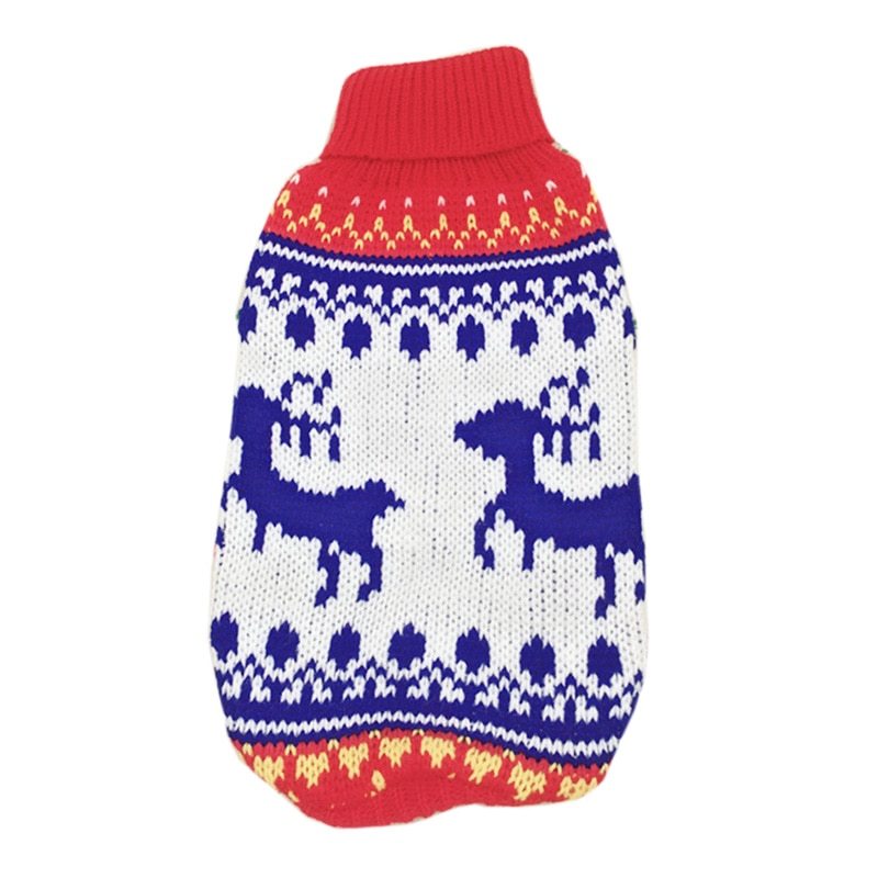 Christmas Knitted Sweater Pet Clothes