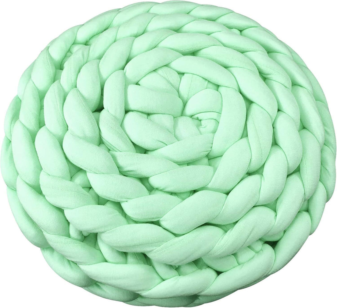 Cotton Knitted Round Pet Bed