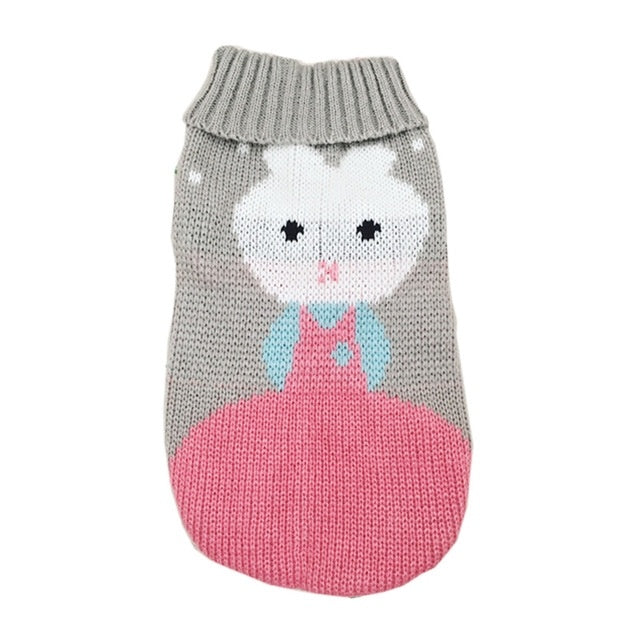 Christmas Knitted Sweater Pet Clothes