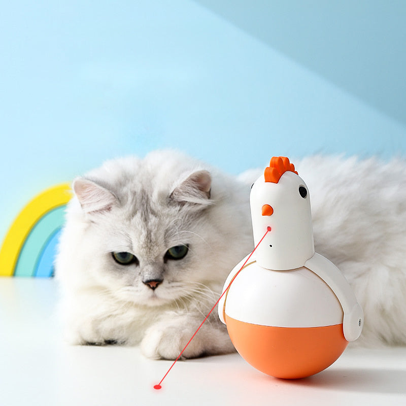 Electric Chicken Glass Laser Sound Toy