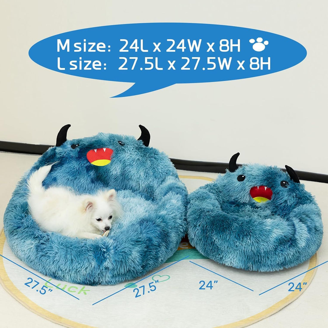 Self-Warming Donut Pet Bed