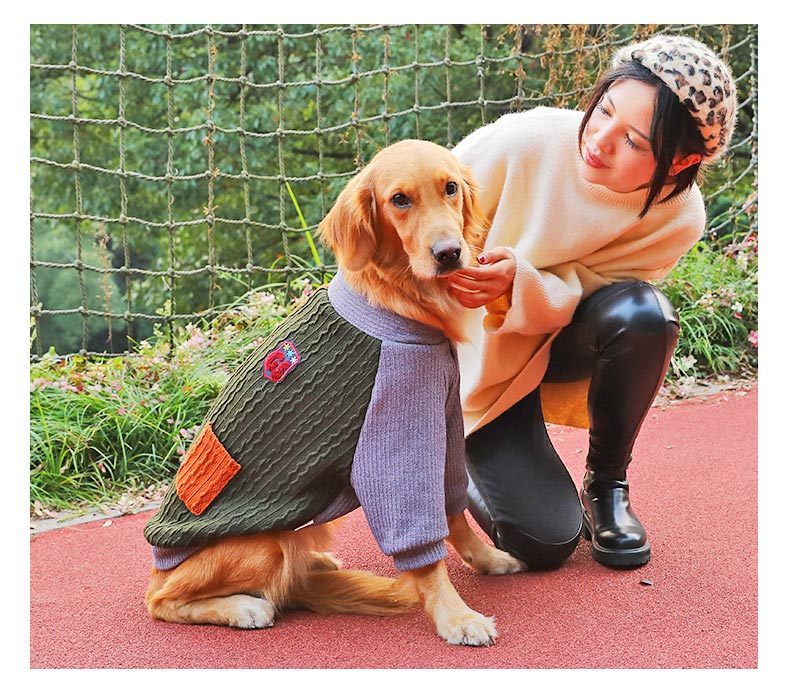 Pet Winter Thickening Large Dog Clothes Sweater
