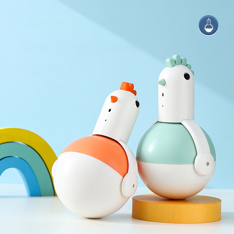 Electric Chicken Glass Laser Sound Toy