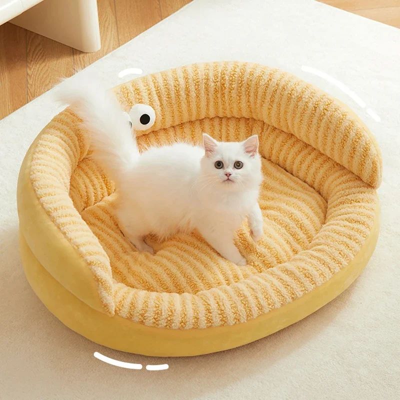Pet Modern Solid Color Soft Warm Bed