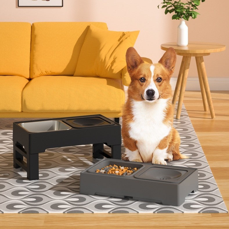 Adjustable Height Pets Feeding Bowl